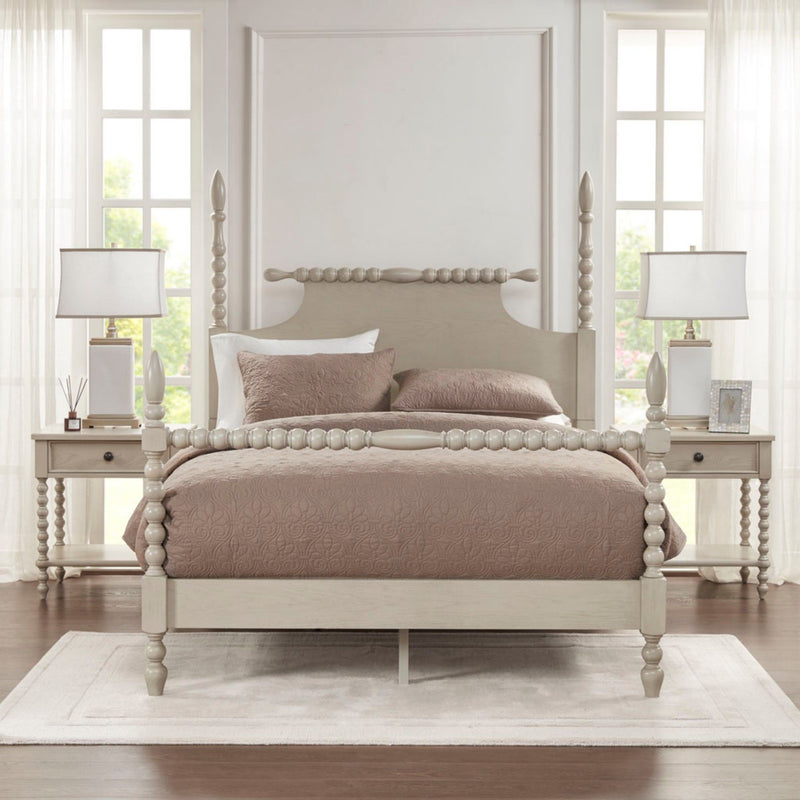 Traditional Durable Nightstand Table With Drawer And Shelf, photo 18 of 20