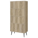 Minerva - 3 Shelf Bookcase With Drawers - Natural by HouseOfZazla