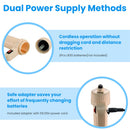 Multifunctional Electric Aquarium Gravel Cleaner Kit Length Adjustable Automatic Fish Tank Vacuum Cleaner Change Water Wash Sand Filter Dirt Removal