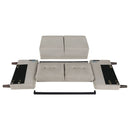 Harvey - Tufted Loveseat With Track Arm Design
