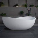 Freestanding Solid Surface Soaking Bathtub For Bathroom by HouseOfZazla