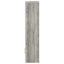 Burke 4-shelf Engineered Wood Media Tower Grey Driftwood
