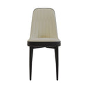 Modern Dining Chair With Cushions And Metal Legs by HouseOfZazla
