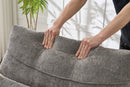 Modern Grey Upholstered Chaise Lounge Sofa Recliner by HouseOfZazla