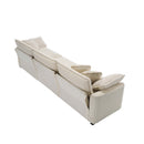 Elegant Oversized Sectional Sofa Set With Deep Seats And Flexible Layout