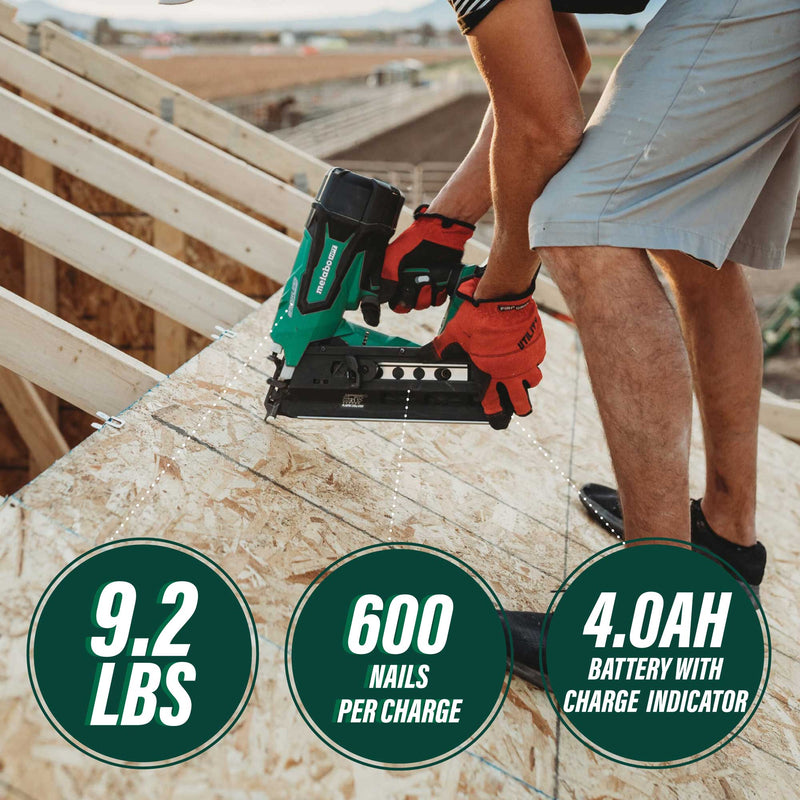 Metabo HPT NR1890DRSTM 18V MultiVolt™ Cordless 21 Degree 3-1/2" Plastic Strip Framing Nailer