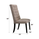 Morland - Vintage Side Chair (Set of 2) - Black / Tan by HouseOfZazla