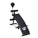 Adjustable Incline Curved Workout Fitness Sit Up Bench by LJGDeals