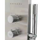 57 Inch Stainless Steel Shower Panel with12 x 8 Head Shower by LJGDeals