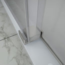 Single Sliding Bypass Shower Door Enclosure With Tempered Glass by HouseOfZazla