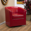 Melodize - Swivel Club Chair With Barrel Shape Design