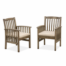 7 Pieces Acacia Wood Outdoor Dining Set