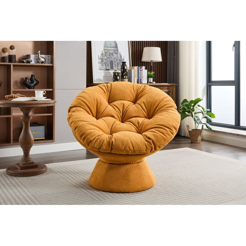 Oversized Swivel Accent Chair, 360 Swivel Barrel Chair, Papasan Chair for Living Room Bedroom