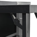 K&K 72.4' Large Grill Table for Big Green Egg