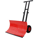 Dual Bar Snow Shovel with Wheels