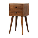 Mini 2 Drawer Nightstand by HouseOfZazla