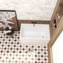 Freestanding Bathtub With Drain, Rectangular Shape by HouseOfZazla