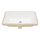 Modern Ceramic Undermount Bathroom Sink With Overflow, High Quality by HouseOfZazla