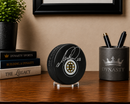 Mark Recchi Boston Bruins Autographed Hockey Logo Puck