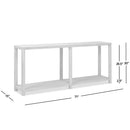 Milo - Console Table With Lower Shelf - Natural by HouseOfZazla