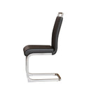 Modern Dining Chairs With Padded Seat, High Back by HouseOfZazla
