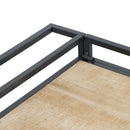 Shelf With Wheel - Black / Brown by HouseOfZazla