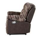 Bruni - Console Reclining Loveseat With Manual Recline by Unique Piece Furniture