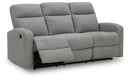 Gauntlet - Reclining Sofa - Sterling by Unique Piece Furniture