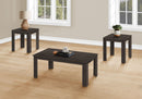 Table Set, Coffee, End, Side, Accent For Living Room, Transitional (Set of 3) - Oak by HouseOfZazla