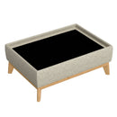 Reversible Tray Ottoman - Tan by HouseOfZazla