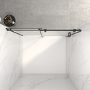 Frameless Sliding Shower Door - 5/16" Thick Tempered Glass