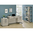 Loomis - 3 Drawer Home Office File Cabinet - White / Gray by HouseOfZazla