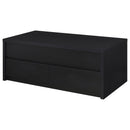 Canyon - Lift Top Table With Dual Drawers Storage Solution - Black by HouseOfZazla