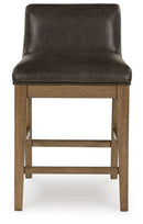 Cabalynn - Upholstered Barstool (Set of 2) - Two-tone Brown by Unique Piece Furniture