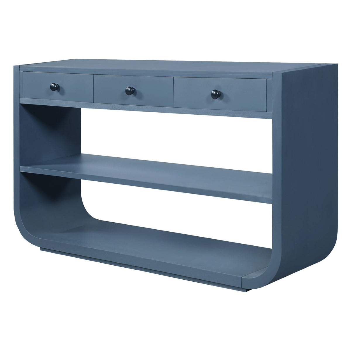 Console Table With 3 Soft Close Drawers & 2 Open Shelves, photo 32 of 40