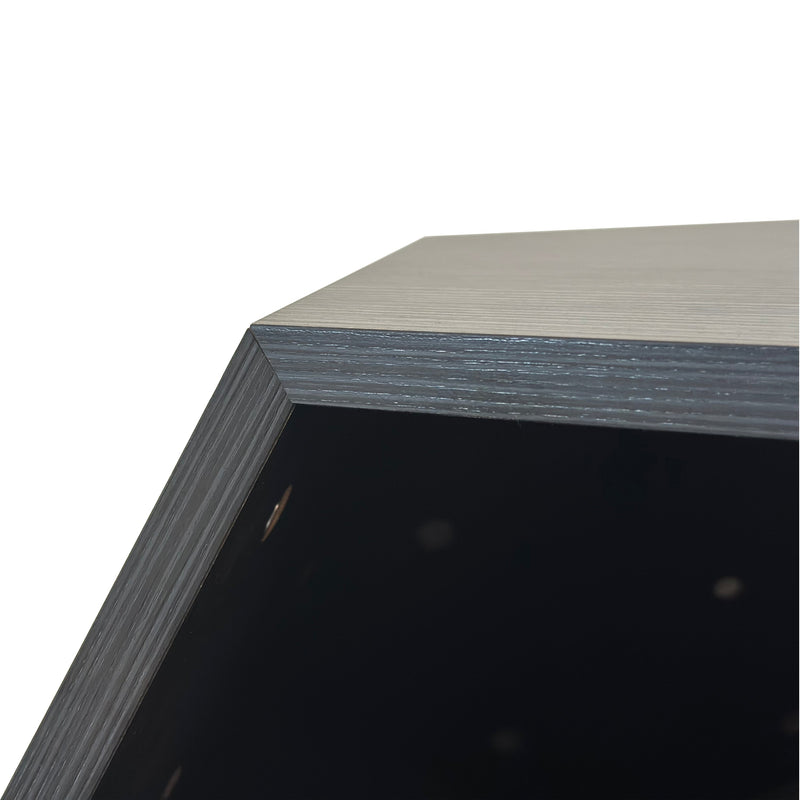 25.98" Shaped Modern Pet Furniture Cat Kennel Side Table MDF Multi-Purpose Furniture,Burmese Sapwood