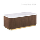 Rectangle Cocktail Table Genuine Accent Plinth Base by HouseOfZazla