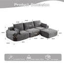 Compressed Sofa, Large Sectional Couches For Living Room by Unique Piece Furniture