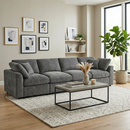 U-Style 130.3" Modular Sectional Sofa, 4-Seater