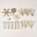 6-Light Chandelier Crystal Ceiling Lamp in Gold