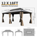 12' X 18' Hardtop Gazebo