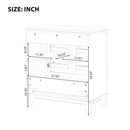 30" Bathroom Vanity With Sink Combo, Multi Functional Bathroom Cabinet With Doors And Drawer - Black by HouseOfZazla