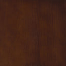 Elton Round Faux Marble Top Plant Stand Brown