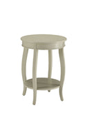 Aberta Side Table in Antique White