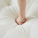73 Chenille Ottoman