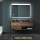 Bathroom Vanity Rectangle Mirror With Front Lighting, Anti Fog, Dimmable, Smart Memory Function by Unique Piece Furniture