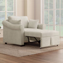 Convertible Sleeper Chair With Adjustable Backrest by HouseOfZazla