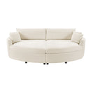 Oversized Double Chaise Lounge Sofa With USB Ports by HouseOfZazla