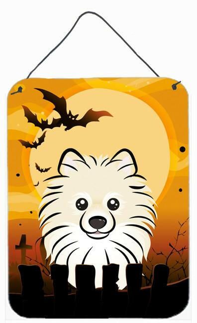 Halloween Pomeranian Wall or Door Hanging Prints BB1765DS1216