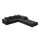 Oversized Sponge Cloud Sofa - Modern Sectional Couch Set